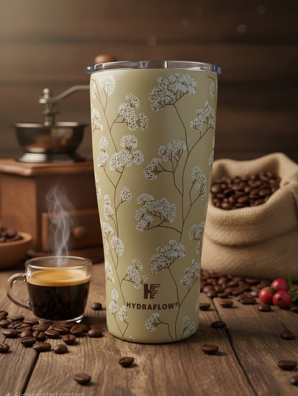 Hydraflow Spring Bouquet 24oz. Tumbler .